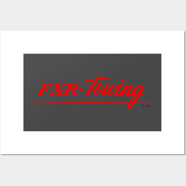 F X R - Touring Solid Red T-Shirt Wall Art by the_vtwins